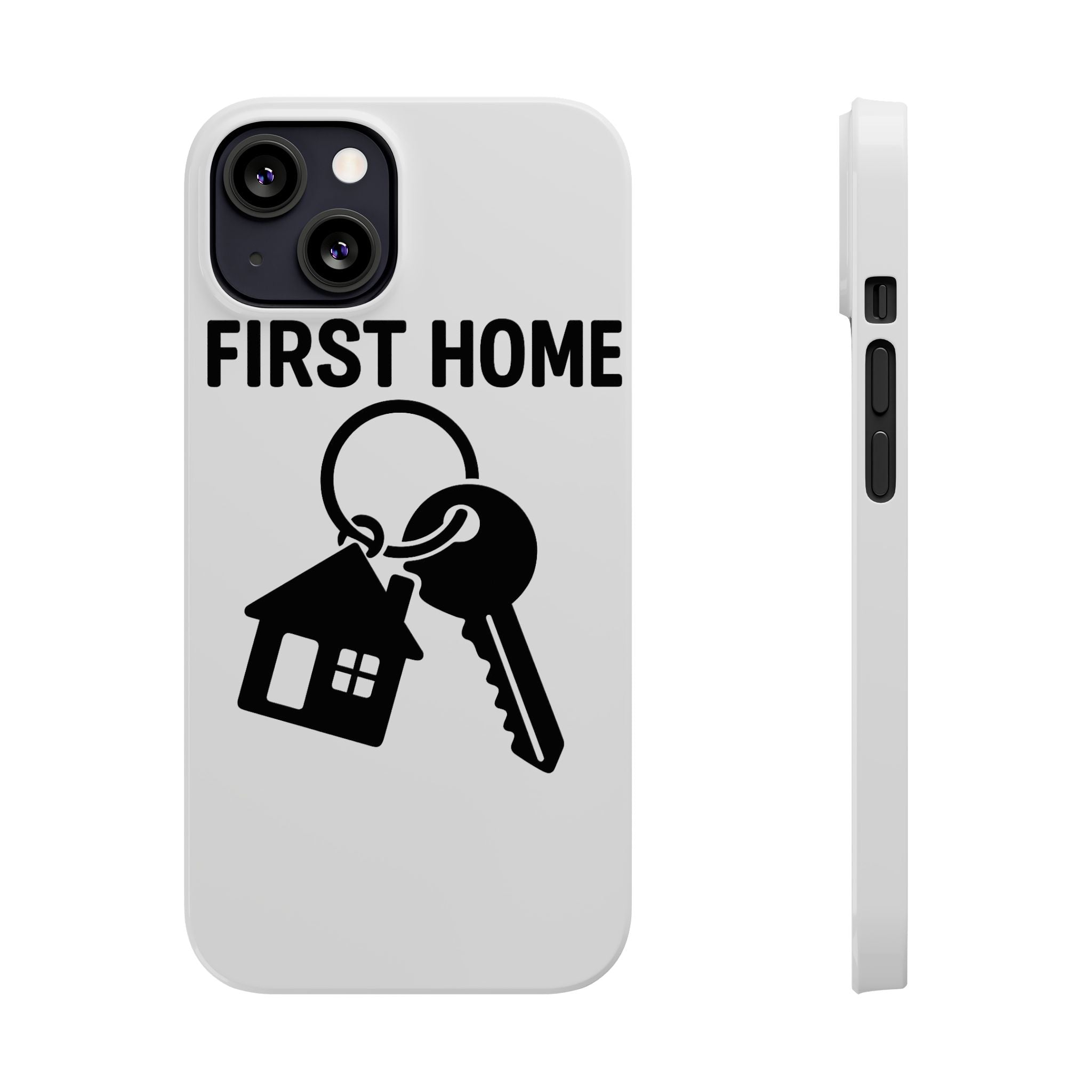 First Home Keys Phone Case, New Homeowner Gift, Housewarming Present, Minimalist House Key Design, First Time Home Buyer Gift