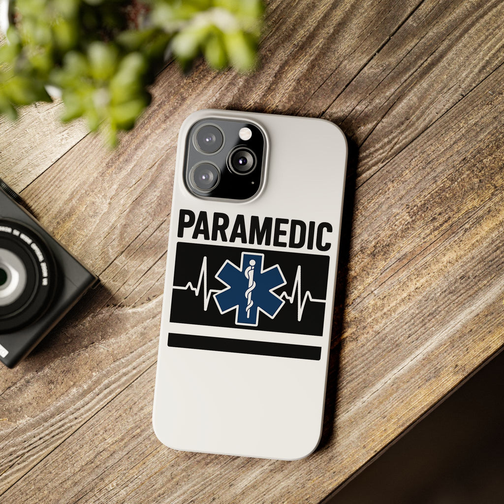 Paramedic Phone Case EMS Gift Heartbeat Star of Life EMT Medical First Responder Thin White Line Hero Appreciation