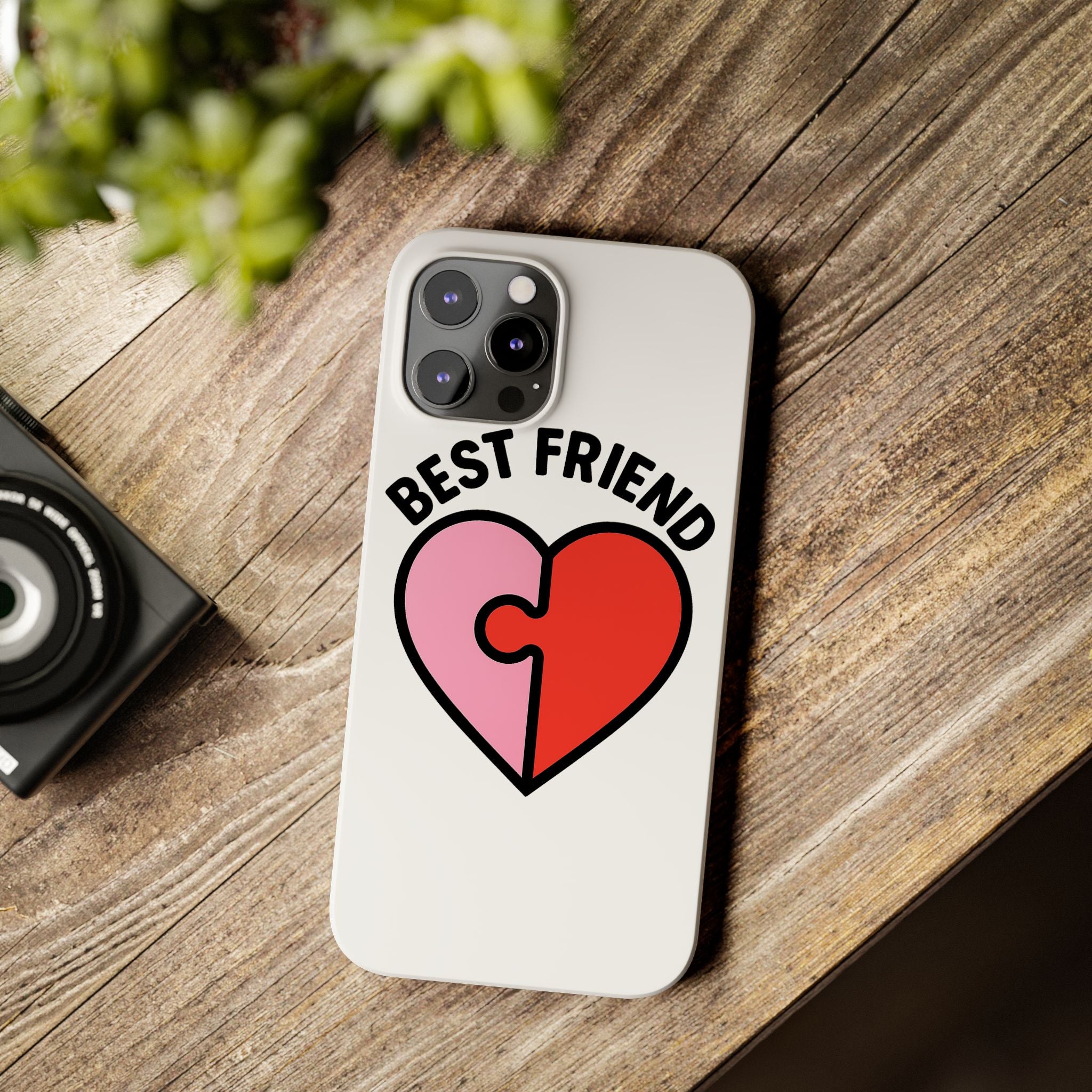 Best Friend Phone Case Set Puzzle Heart Matching BFF Gifts for Besties Friendship Phone Cases Cute Teen Gift for Her