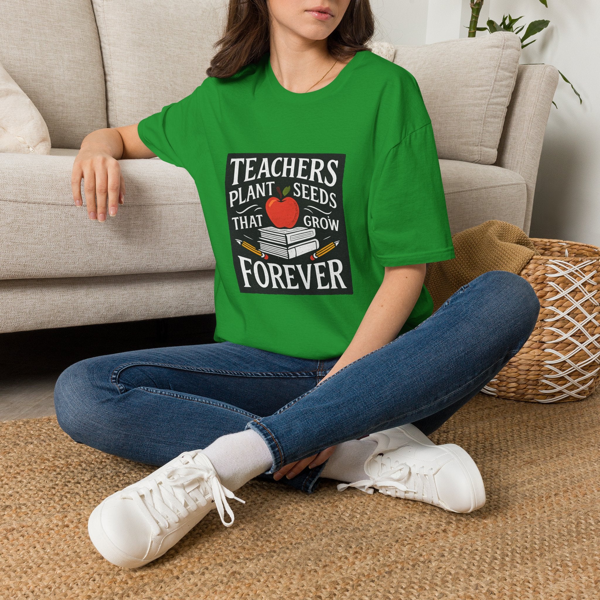 Teachers Plant Seeds That Grow Forever Shirt, Teacher Appreciation Gift, End of Year Teacher Gift, Teacher Week Tee, Teaching T-Shirt