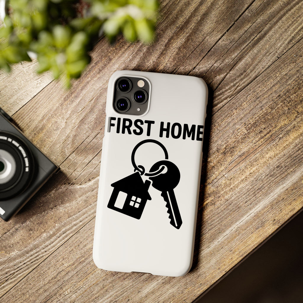 First Home Keys Phone Case, New Homeowner Gift, Housewarming Present, Minimalist House Key Design, First Time Home Buyer Gift