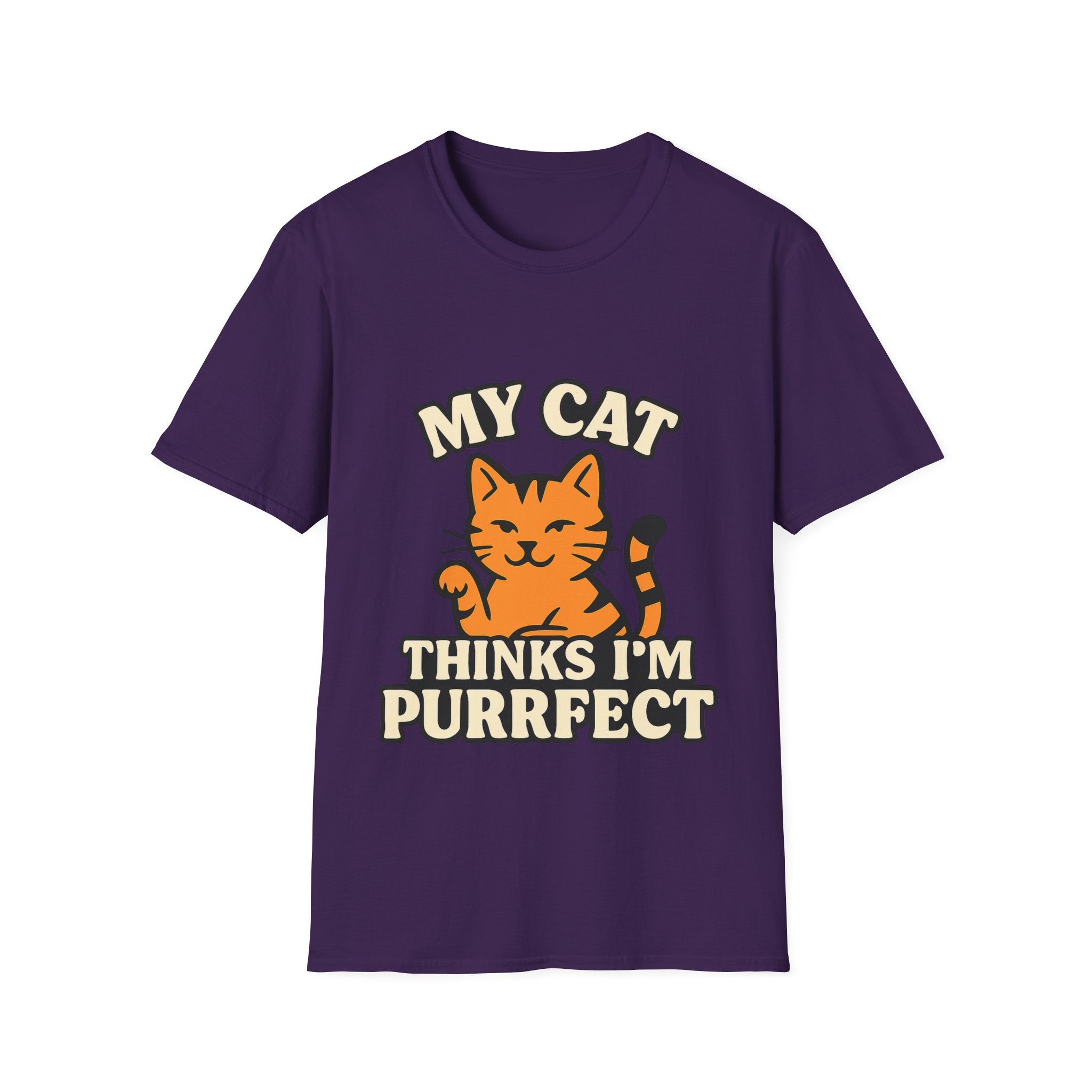 Cat Lover Shirt, My Cat Thinks I'm Purrfect T-Shirt, Funny Cat Owner Gift, Cat Mom Tee, Cat Dad Shirt, Crazy Cat Lady