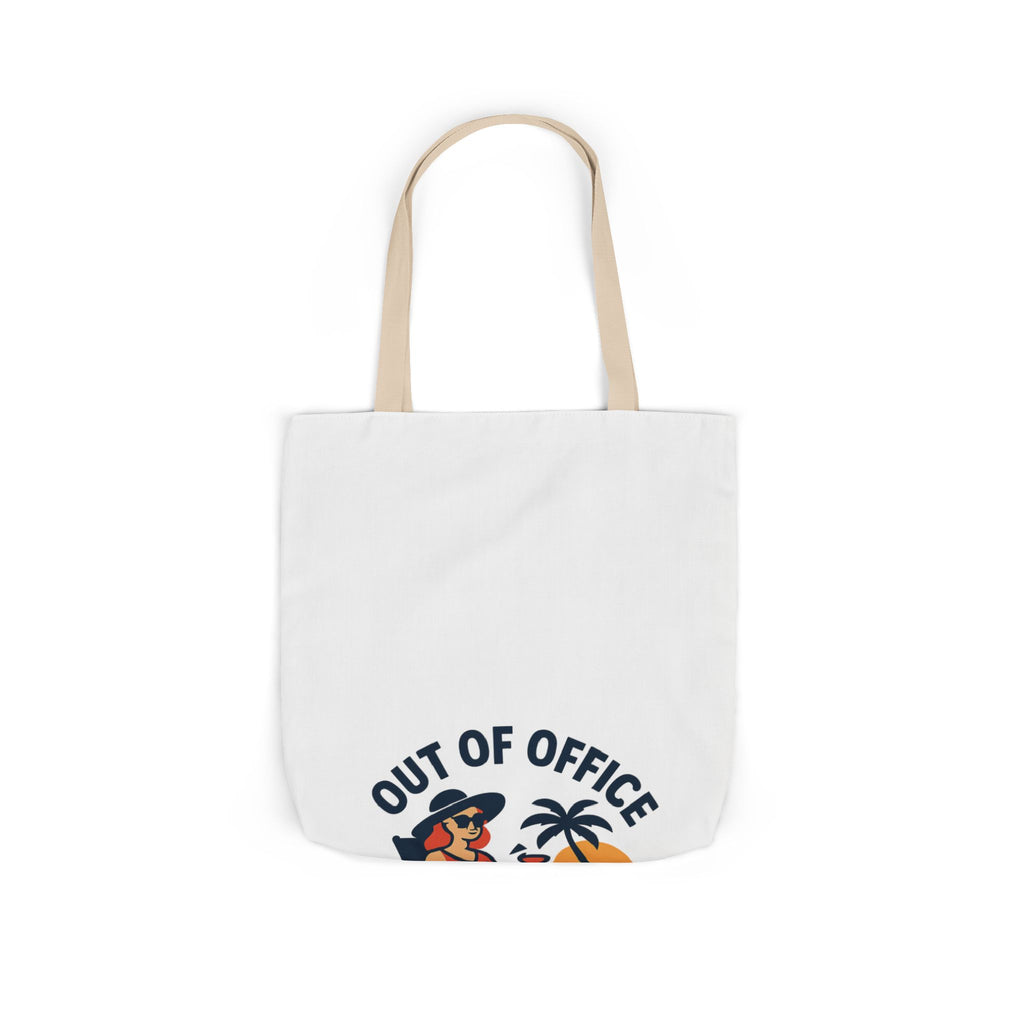 Out of Office Permanently Tote Bag, Retirement Gift for Women, Retiree Travel Bag, Funny Retirement Party Gift Coworker