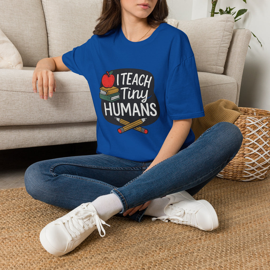 I Teach Tiny Humans T-Shirt, Preschool Teacher Shirt, Kindergarten Teacher Gift, Daycare Worker Tee, Early Childhood Educator