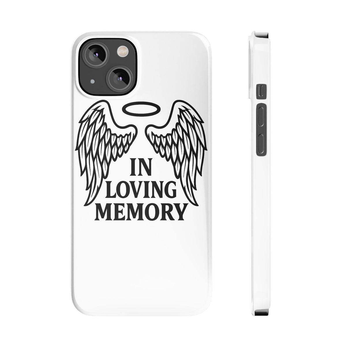 Guardian Angel Wings Phone Case In Loving Memory Sympathy Gift Memorial Remembrance Heaven Spiritual Protection Loss Grief Support