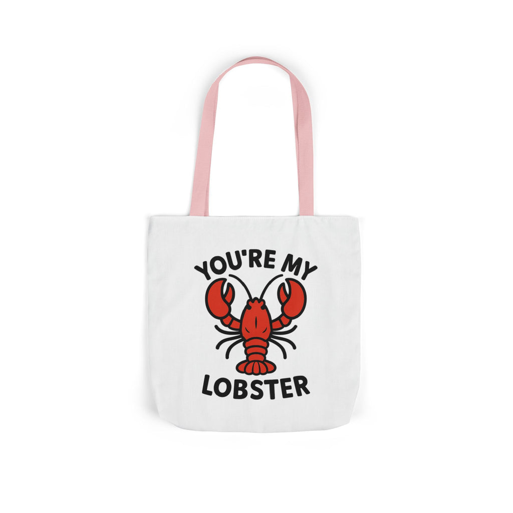 You're My Lobster Tote Bag Friends TV Show Gift Couples Anniversary Boyfriend Girlfriend Soulmate Quote Canvas Beach Bag