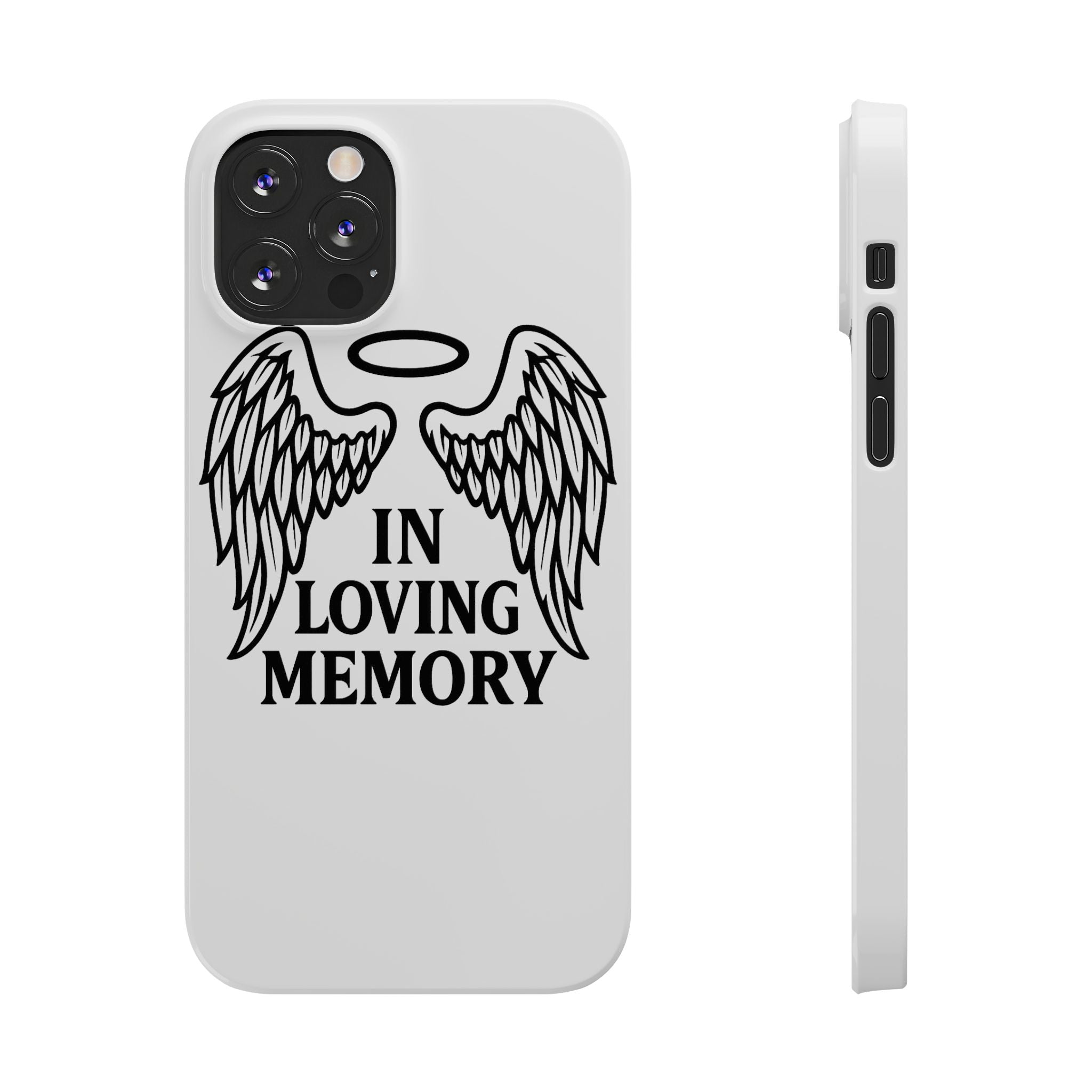 Guardian Angel Wings Phone Case In Loving Memory Sympathy Gift Memorial Remembrance Heaven Spiritual Protection Loss Grief Support
