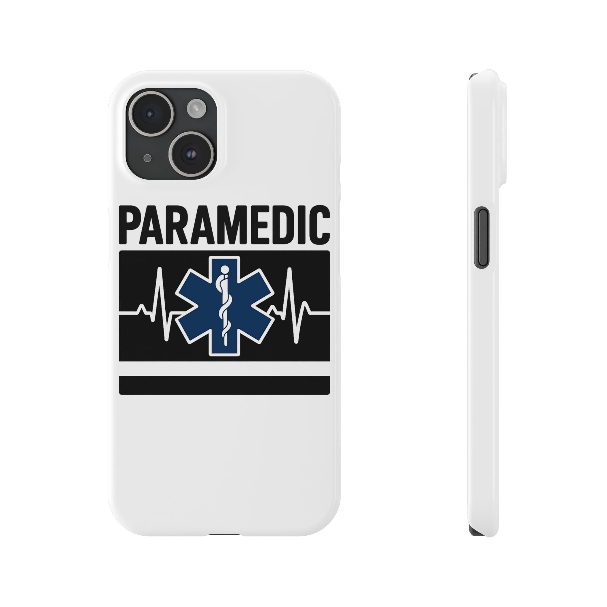 Paramedic Phone Case EMS Gift Heartbeat Star of Life EMT Medical First Responder Thin White Line Hero Appreciation