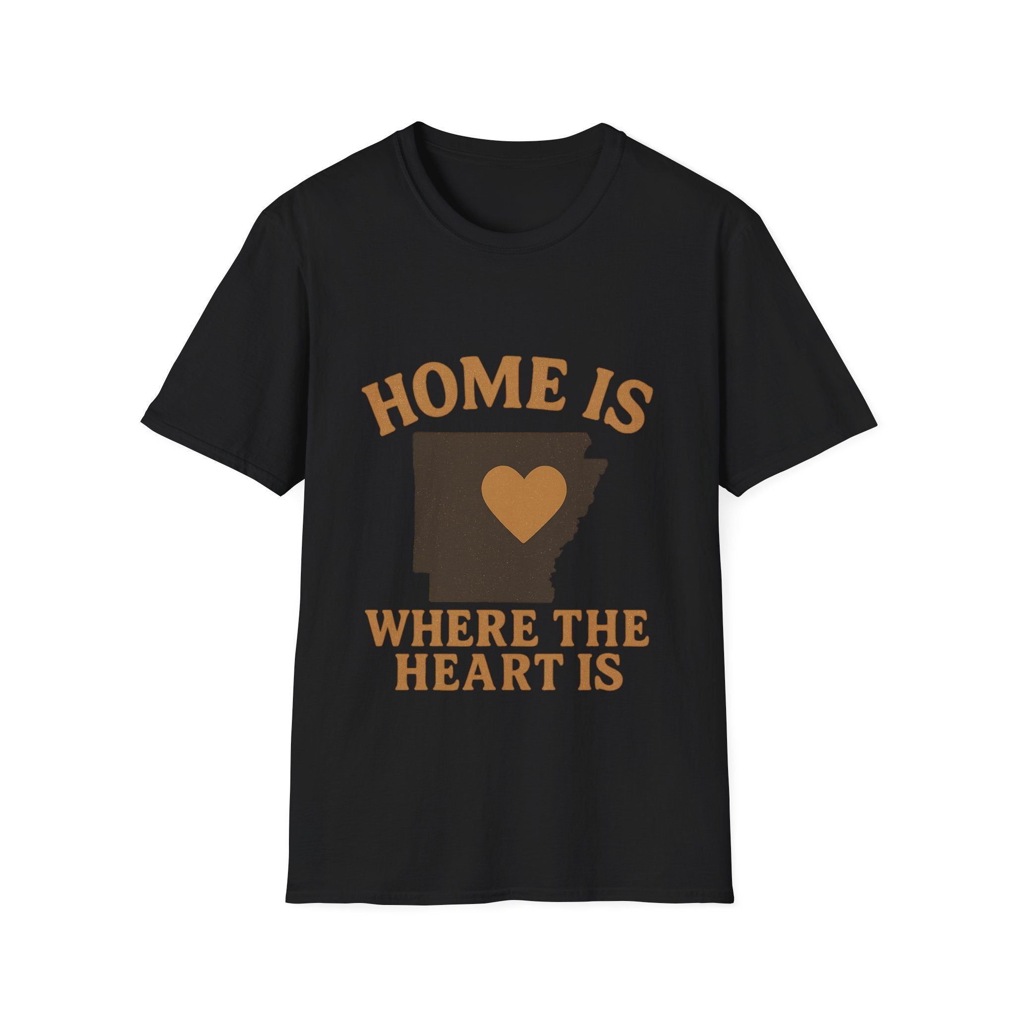 Home Is Where The Heart Is Shirt, Vintage State Silhouette Tee, Hometown Pride Gift, Missing Home Nostalgic T-Shirt