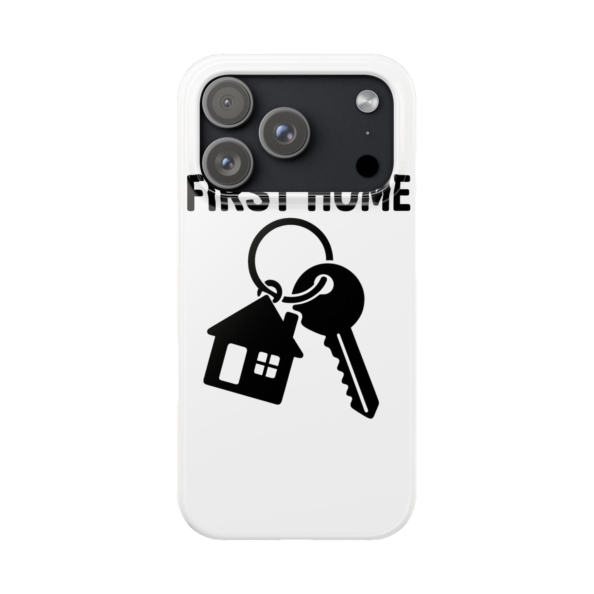 First Home Keys Phone Case, New Homeowner Gift, Housewarming Present, Minimalist House Key Design, First Time Home Buyer Gift