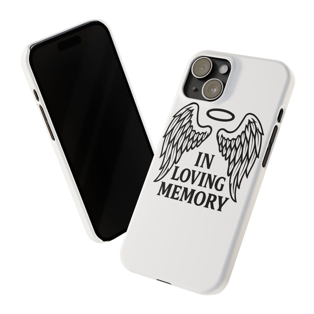 Guardian Angel Wings Phone Case In Loving Memory Sympathy Gift Memorial Remembrance Heaven Spiritual Protection Loss Grief Support