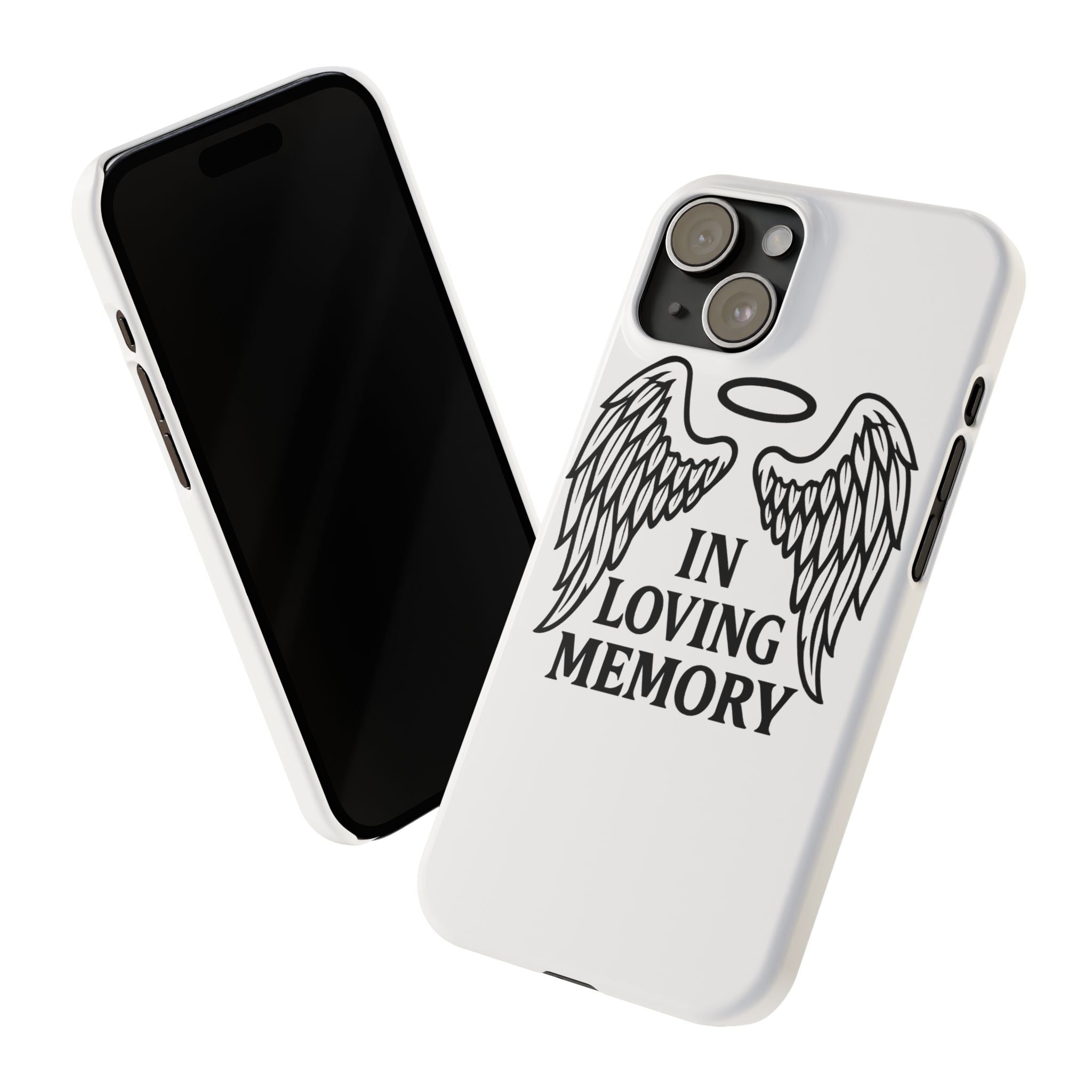 Guardian Angel Wings Phone Case In Loving Memory Sympathy Gift Memorial Remembrance Heaven Spiritual Protection Loss Grief Support
