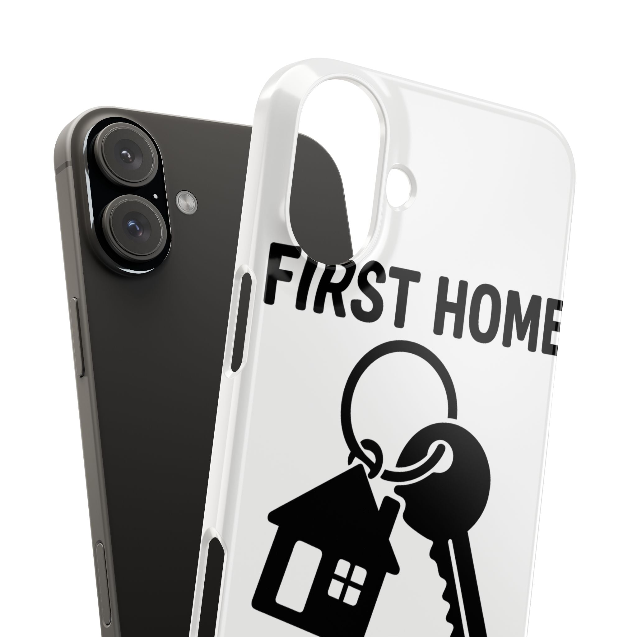 First Home Keys Phone Case, New Homeowner Gift, Housewarming Present, Minimalist House Key Design, First Time Home Buyer Gift