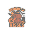 Beware Of Kisses Dog Halloween Sticker Pack