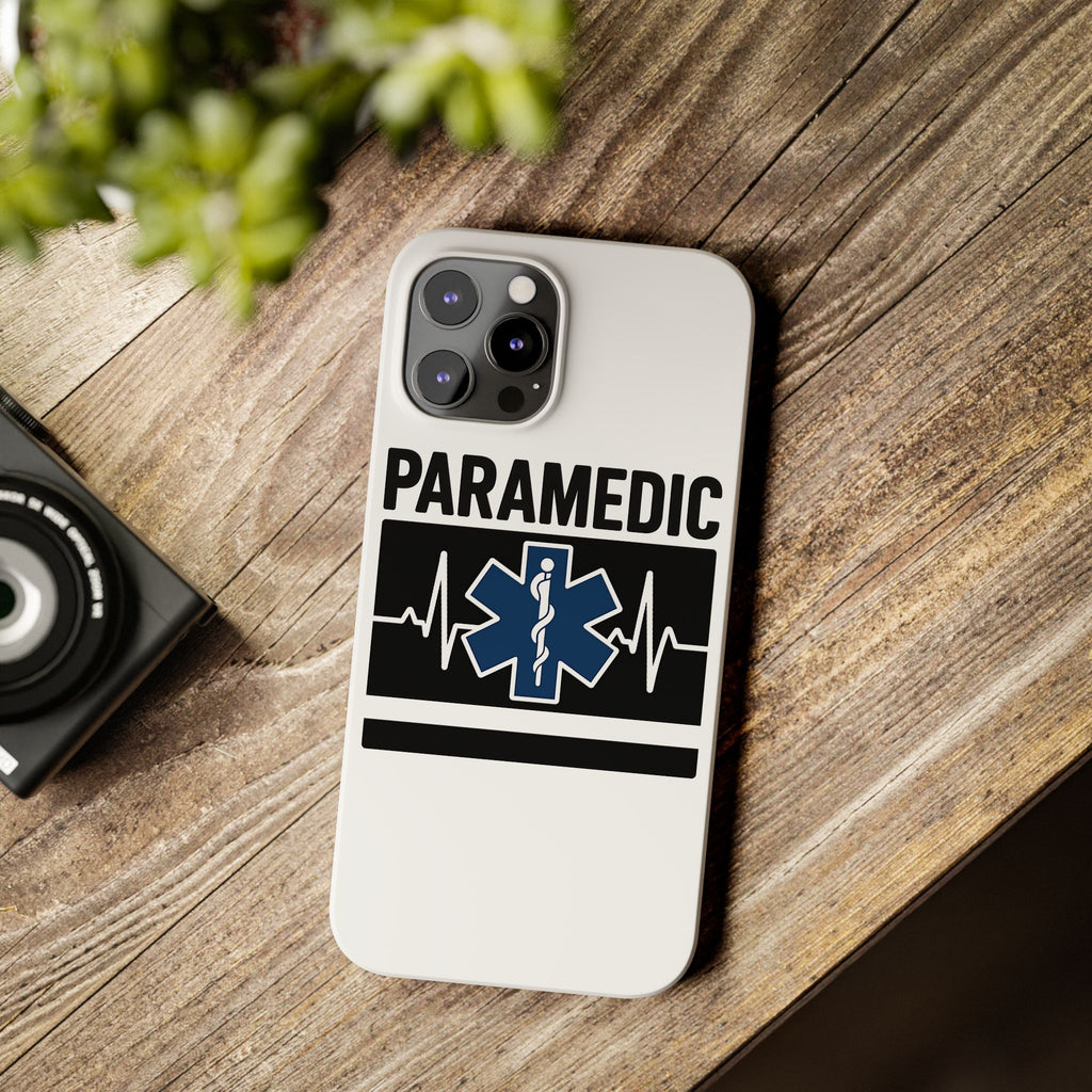Paramedic Phone Case EMS Gift Heartbeat Star of Life EMT Medical First Responder Thin White Line Hero Appreciation
