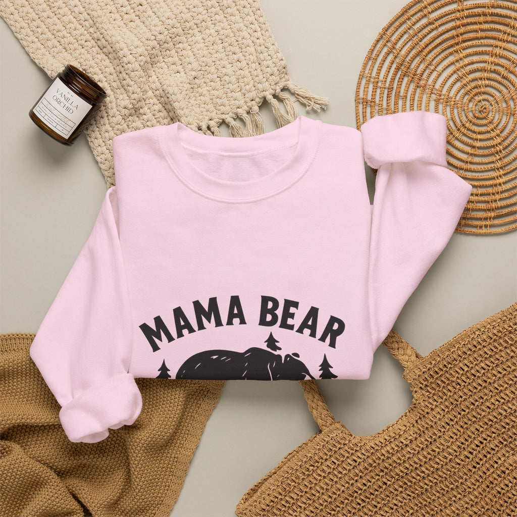 Mama Bear Sweatshirt with Cubs Birth Years, Mother's Day Gift for Mom, Woodland Mom Shirt, Gift from Kids, Mommy and Me Crewneck