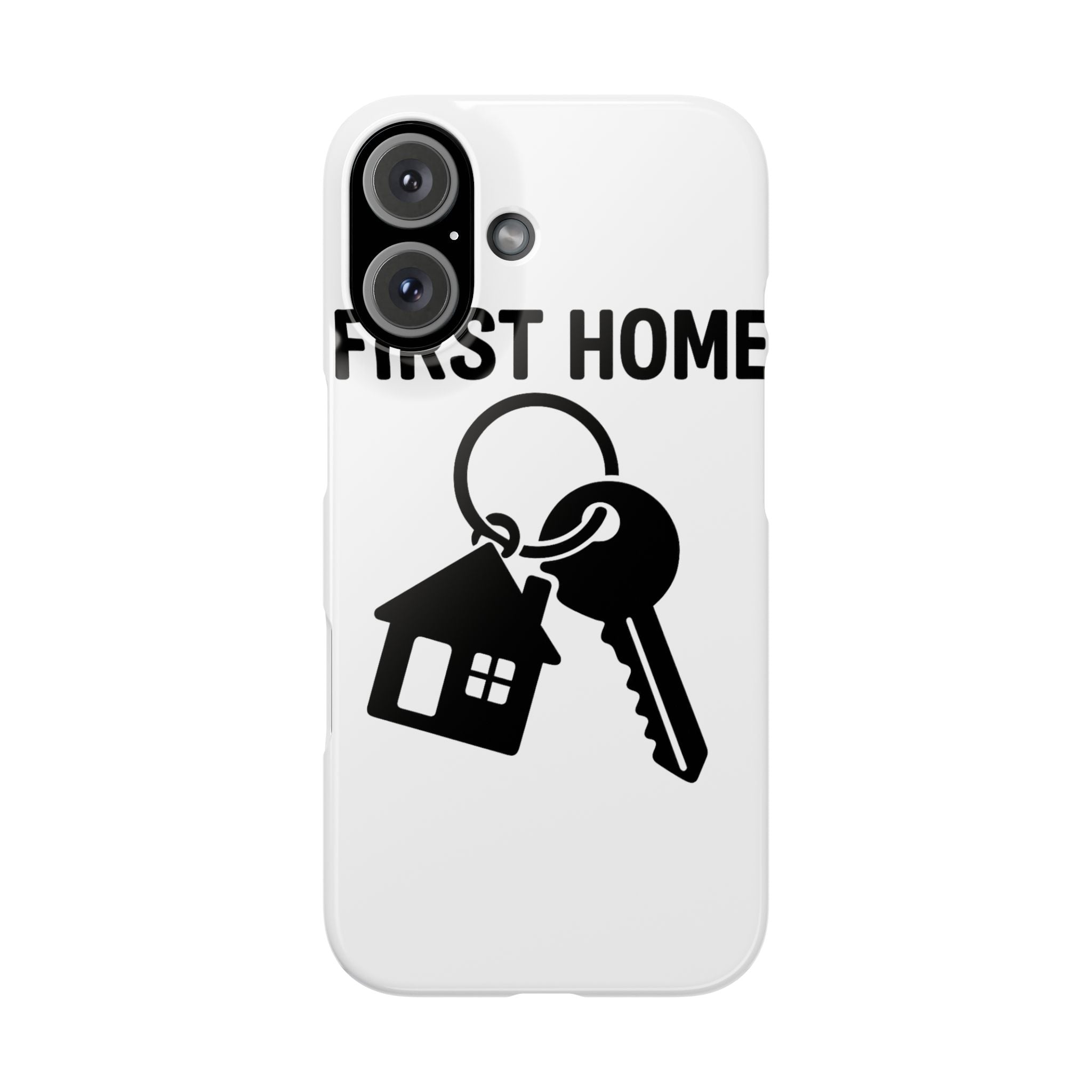 First Home Keys Phone Case, New Homeowner Gift, Housewarming Present, Minimalist House Key Design, First Time Home Buyer Gift