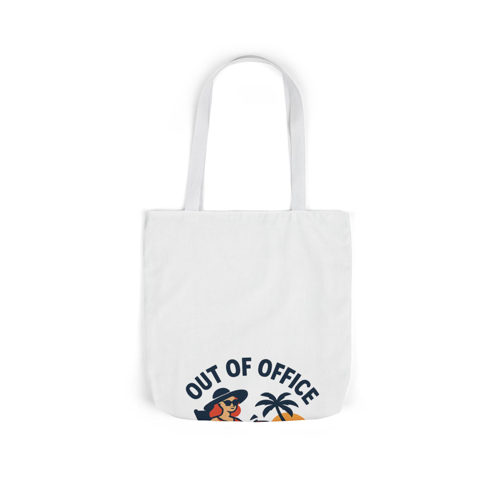Out of Office Permanently Tote Bag, Retirement Gift for Women, Retiree Travel Bag, Funny Retirement Party Gift Coworker