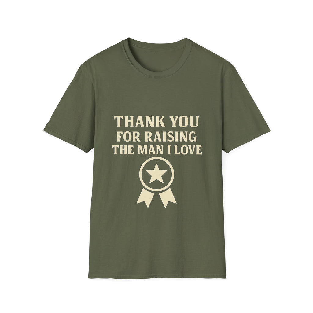 Thank You For Raising The Man I Love Shirt, Mother In Law Gift, Mothers Day Gift From Daughter In Law, MIL Appreciation Tee