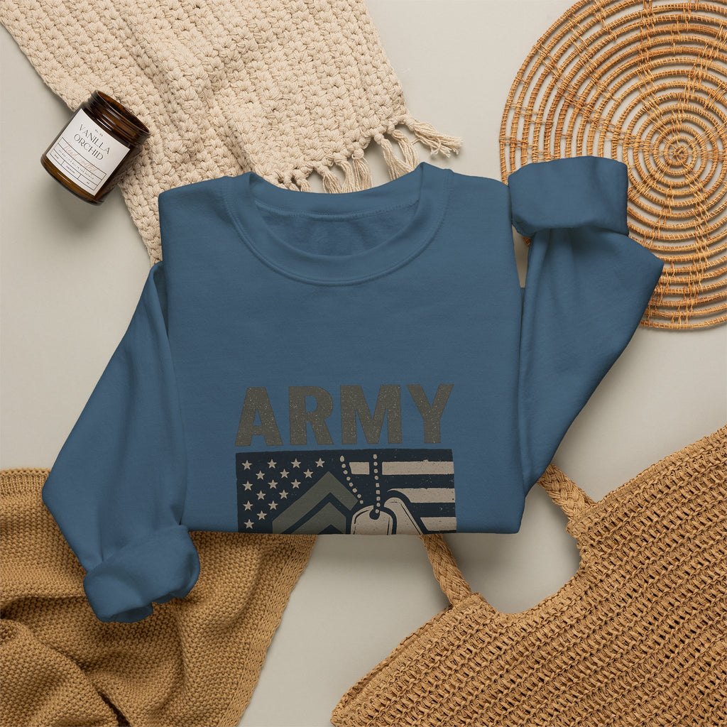 Army Strong Dad Sweatshirt, Military Father's Day Gift, Active Duty Dad Shirt, Army Dad Appreciation, Patriotic Military Family