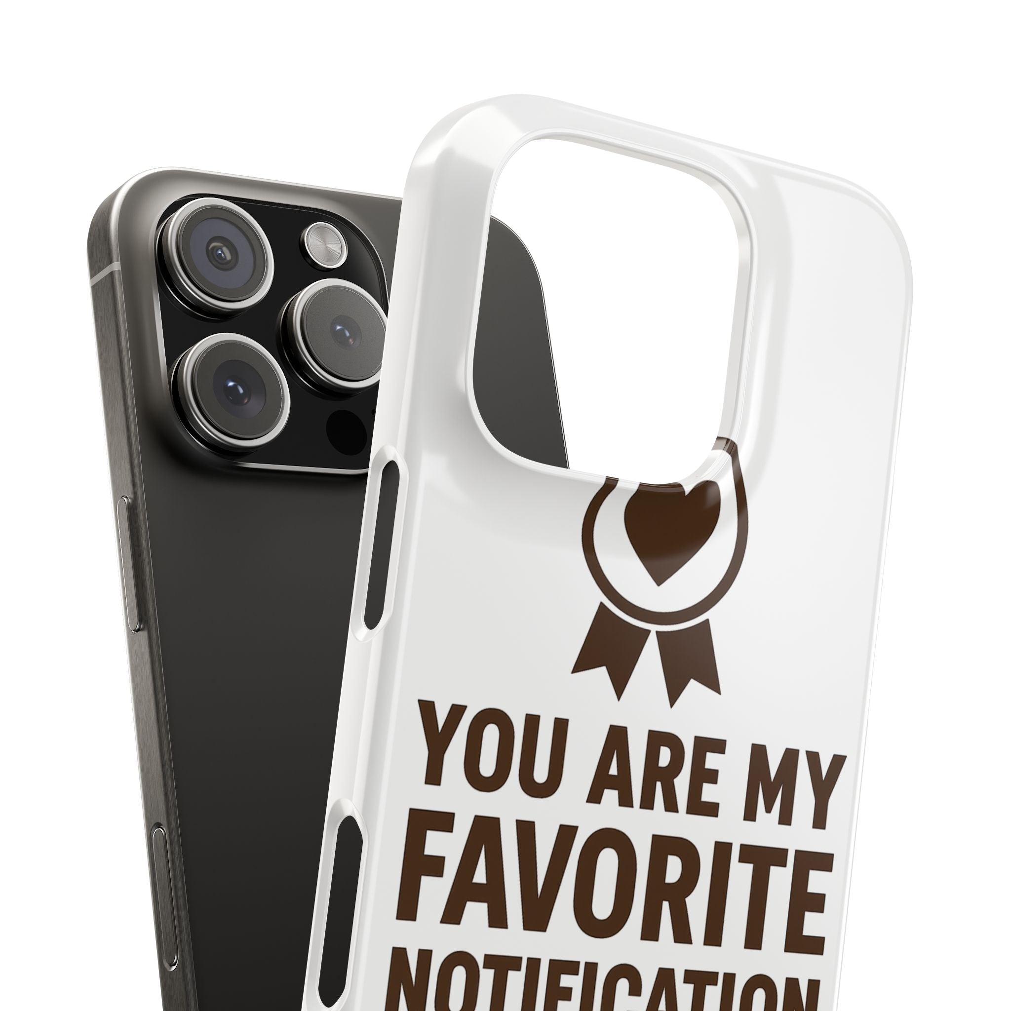 You Are My Favorite Notification Phone Case, Romantic Anniversary Gift for Boyfriend Girlfriend, Cute Couple Phone Case Love Gift