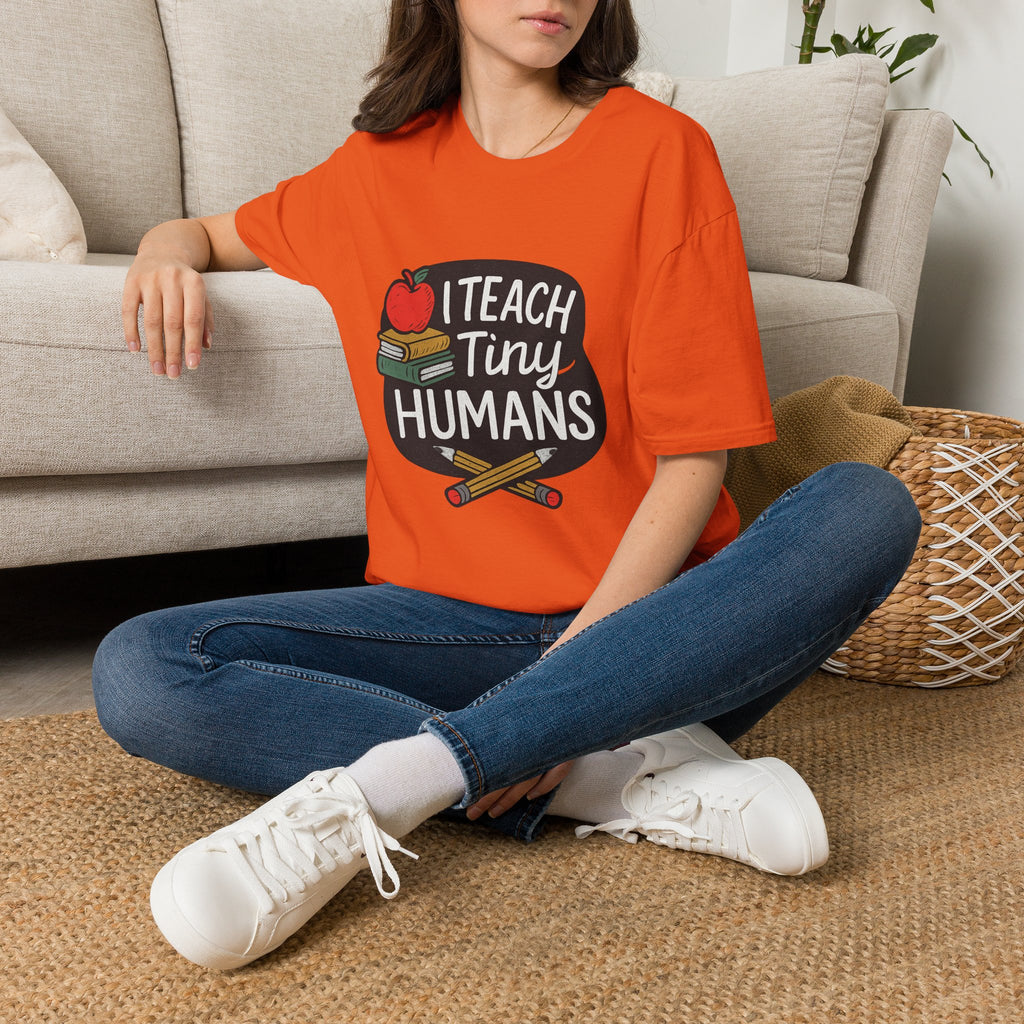 I Teach Tiny Humans T-Shirt, Preschool Teacher Shirt, Kindergarten Teacher Gift, Daycare Worker Tee, Early Childhood Educator