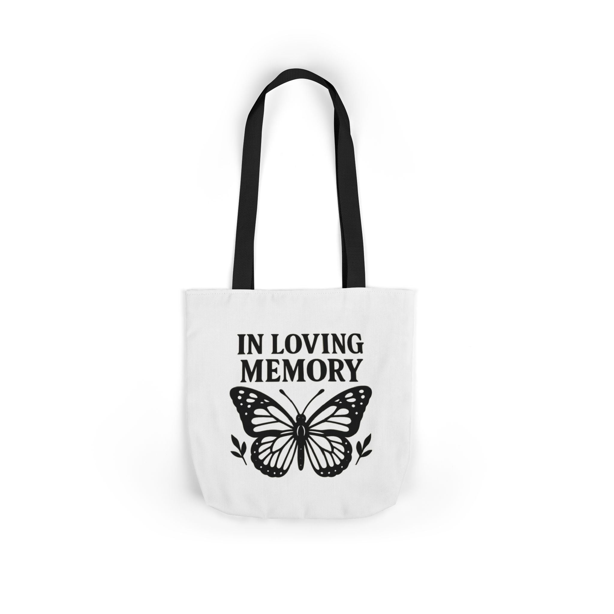 Butterfly Memorial Tote Bag, In Loving Memory Gift, Funeral Remembrance, Celebration of Life, Sympathy Gift for Loss