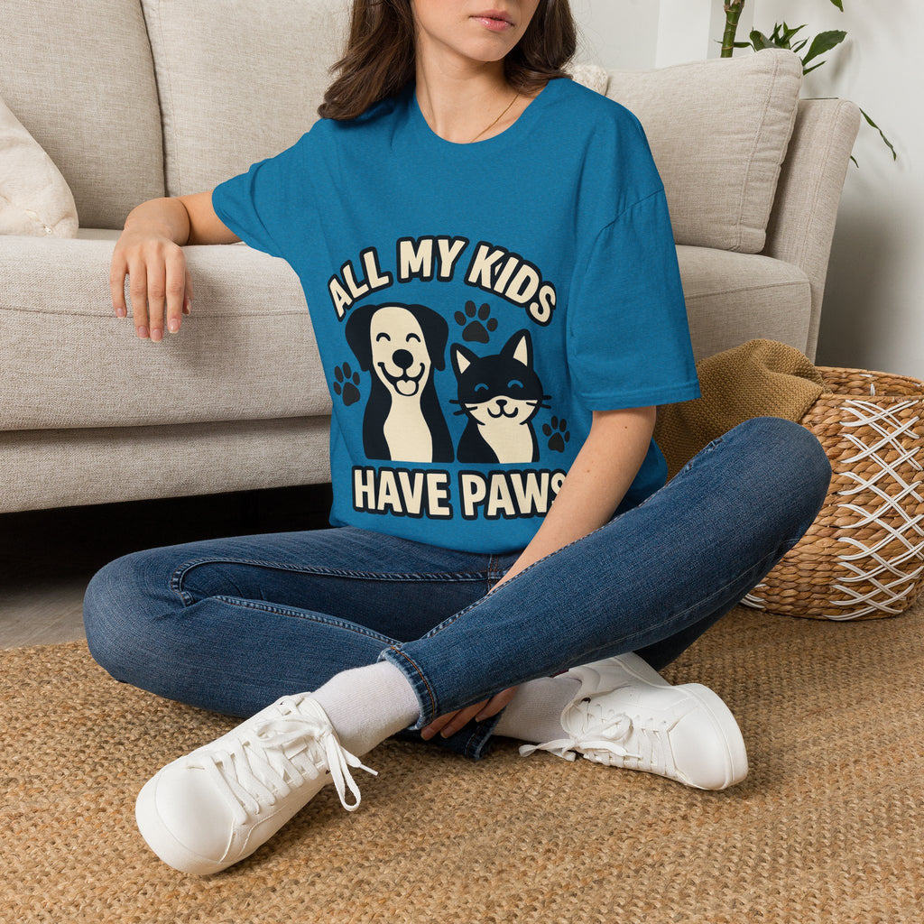All My Kids Have Paws Shirt, Pet Mom T-Shirt, Dog Mom Cat Mom Gift, Fur Mama Tee, Pet Parent Shirt, Mothers Day Gift for Dog Lover