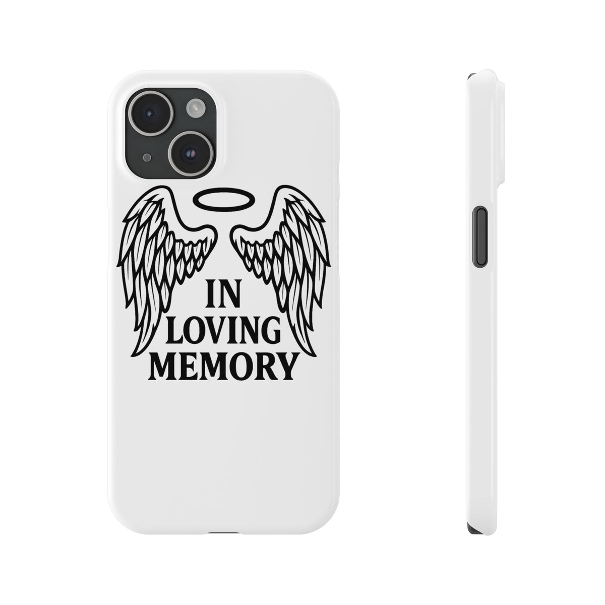 Guardian Angel Wings Phone Case In Loving Memory Sympathy Gift Memorial Remembrance Heaven Spiritual Protection Loss Grief Support