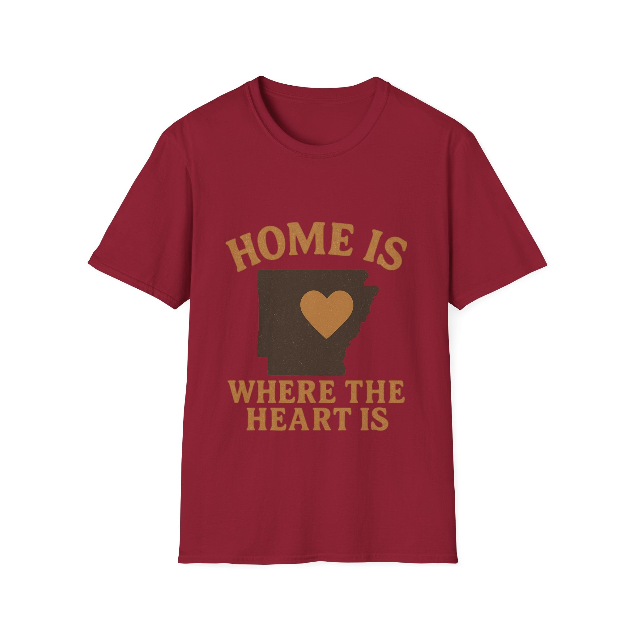 Home Is Where The Heart Is Shirt, Vintage State Silhouette Tee, Hometown Pride Gift, Missing Home Nostalgic T-Shirt