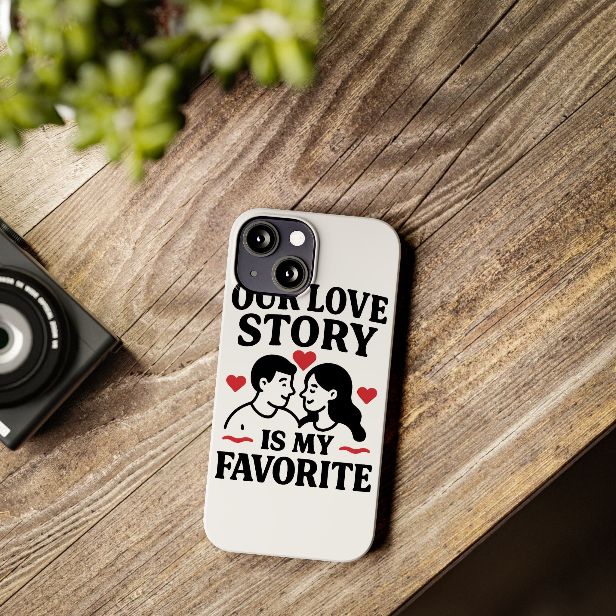 Love Story Phone Case Anniversary Gift for Wife Girlfriend Romantic Quote Couple iPhone Samsung Case Valentine's Day Gift