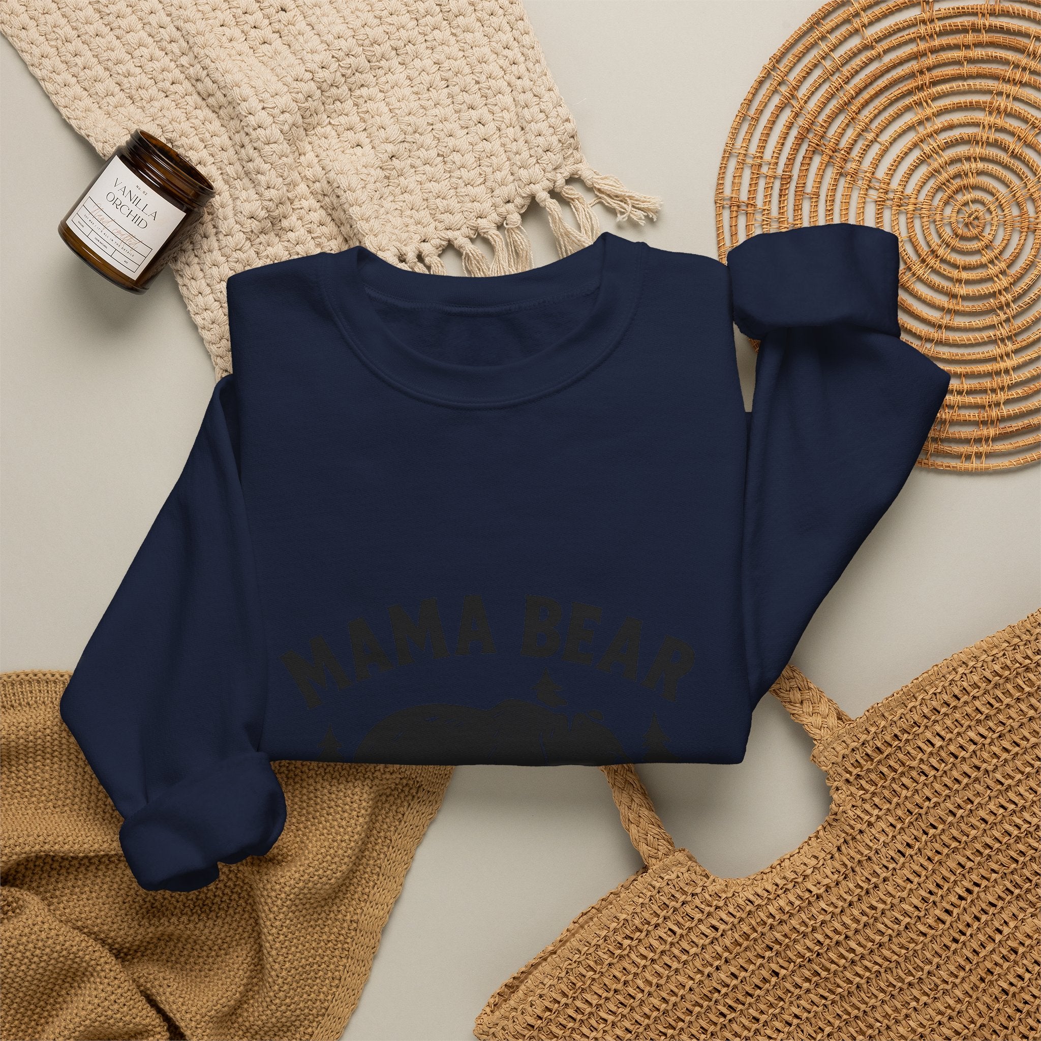 Mama Bear Sweatshirt with Cubs Birth Years, Mother's Day Gift for Mom, Woodland Mom Shirt, Gift from Kids, Mommy and Me Crewneck