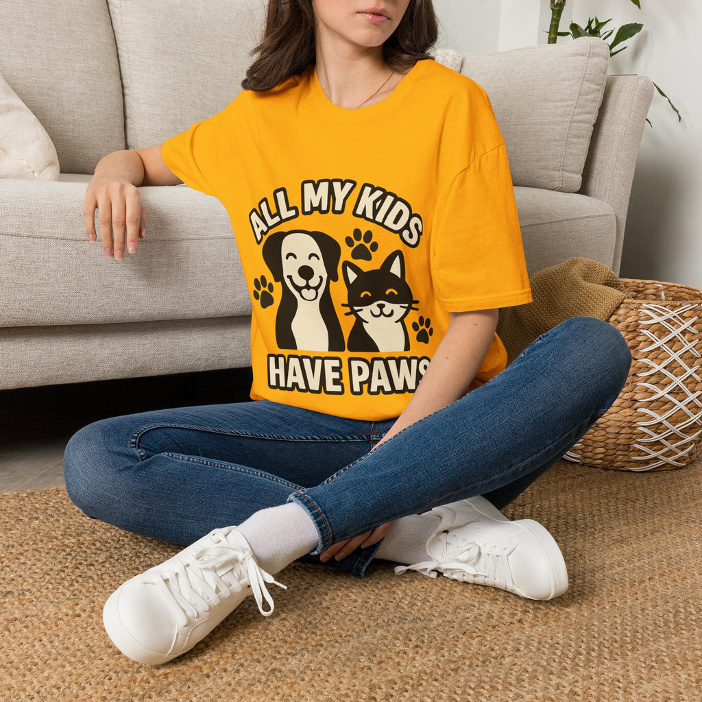 All My Kids Have Paws Shirt, Pet Mom T-Shirt, Dog Mom Cat Mom Gift, Fur Mama Tee, Pet Parent Shirt, Mothers Day Gift for Dog Lover