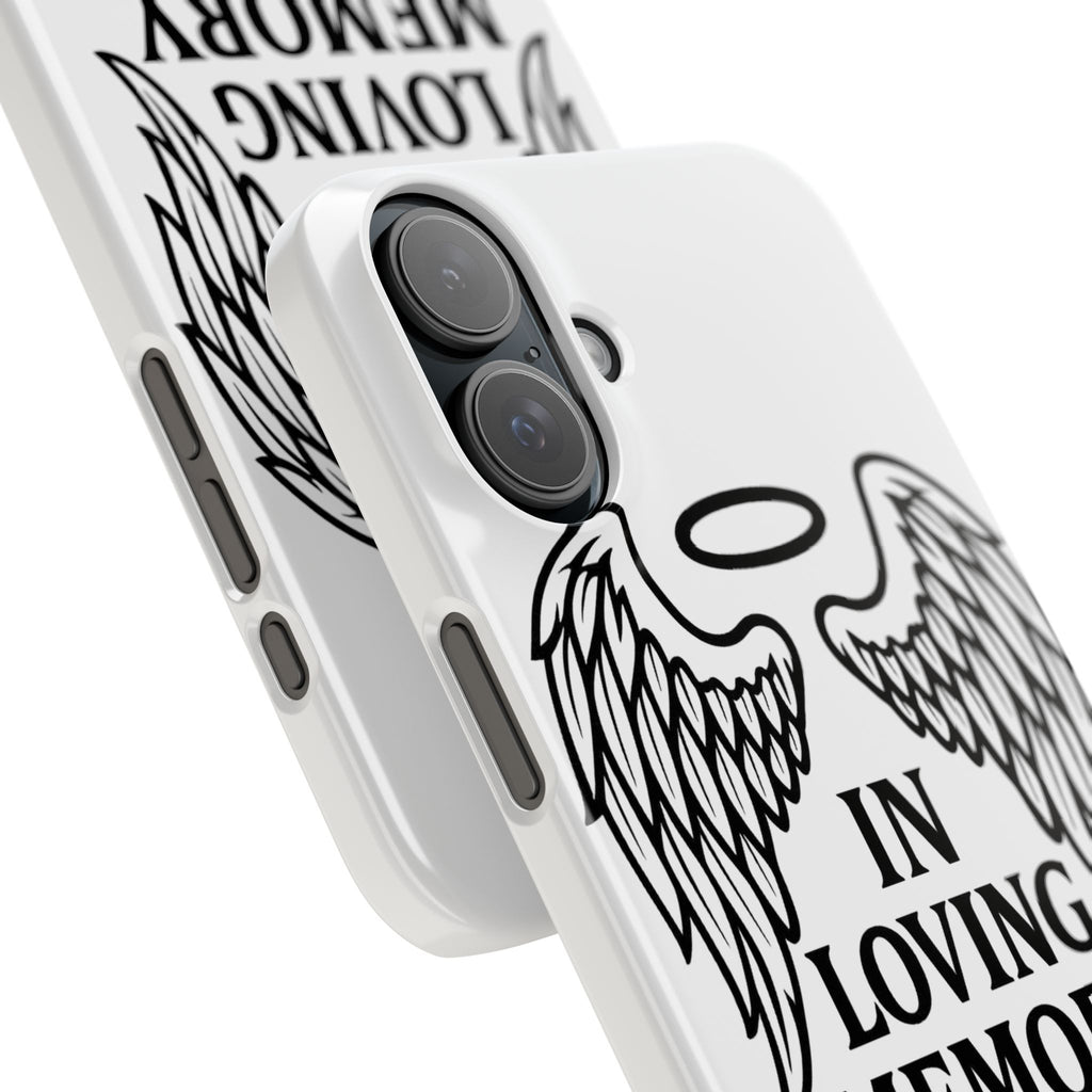 Guardian Angel Wings Phone Case In Loving Memory Sympathy Gift Memorial Remembrance Heaven Spiritual Protection Loss Grief Support