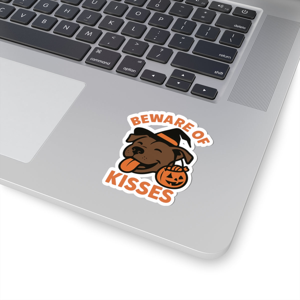 Beware of Kisses Pitbull Halloween Sticker Pack