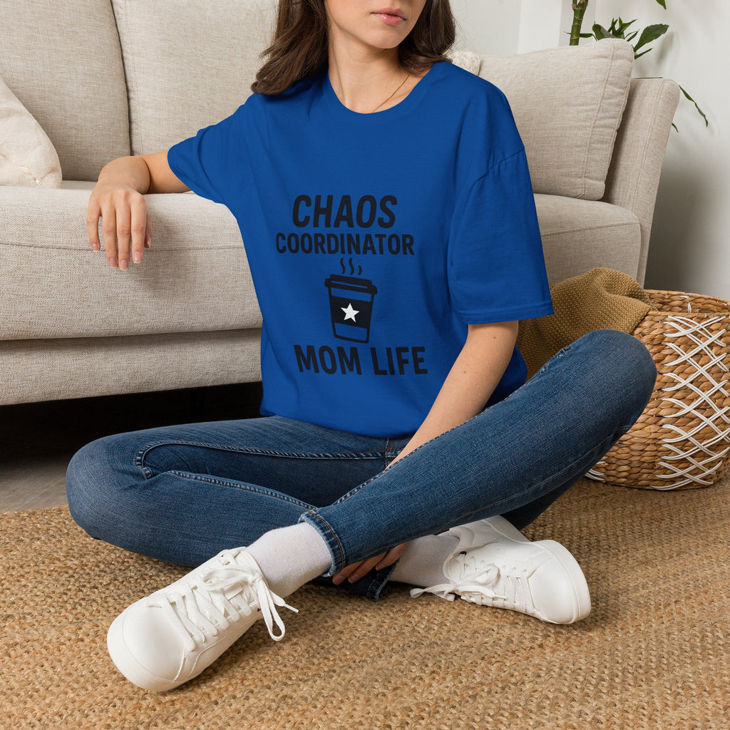 Chaos Coordinator Shirt Mom Life T-Shirt Funny Mom Tee Mother's Day Gift for New Mom Toddler Mom Gift Exhausted Mom Shirt