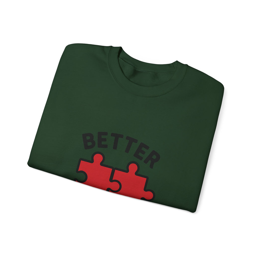 Couple Sweatshirt Better Together Puzzle Pieces Matching Sweatshirts Anniversary Gift for Couples Relationship Gift Valentine's Day