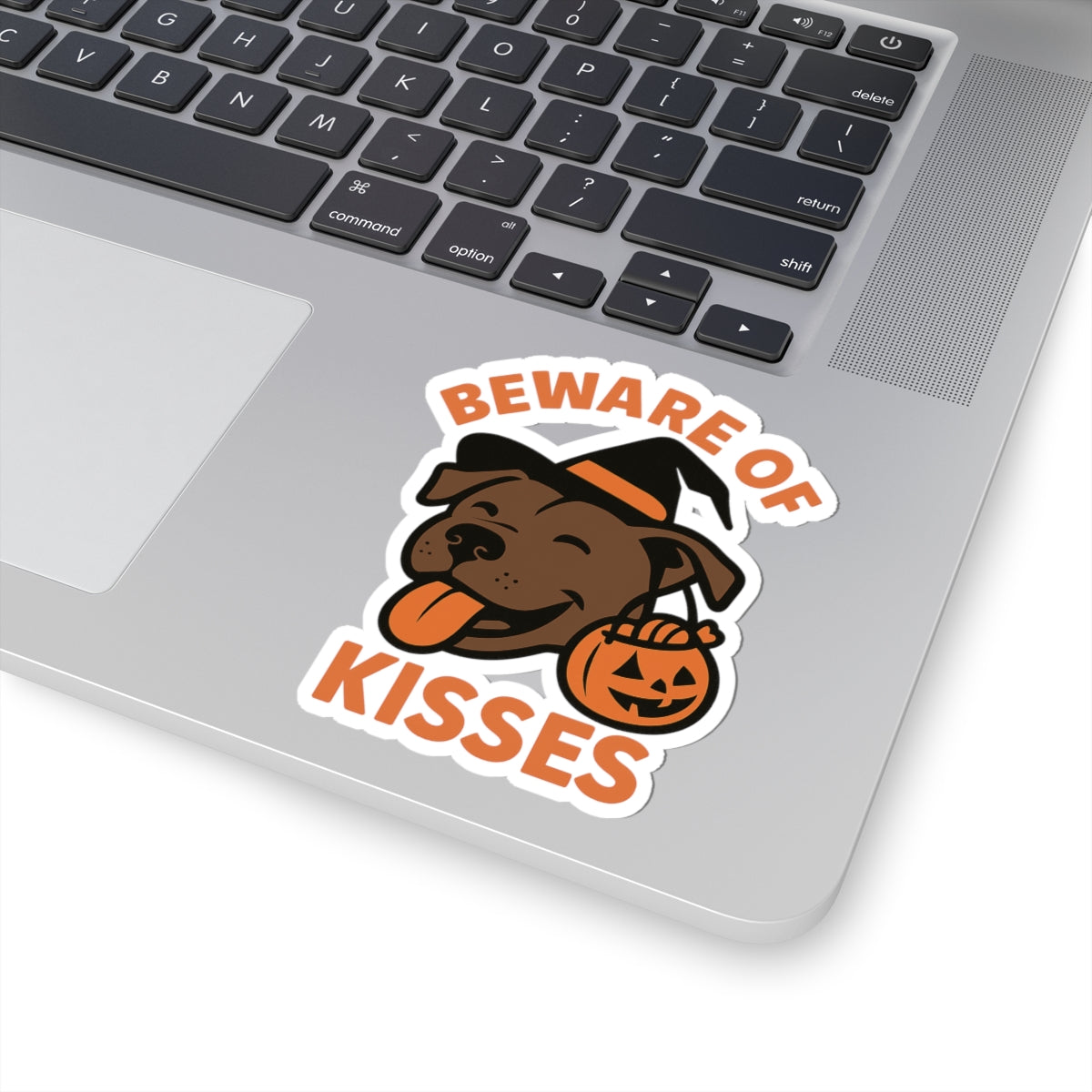 Beware of Kisses Pitbull Halloween Sticker Pack