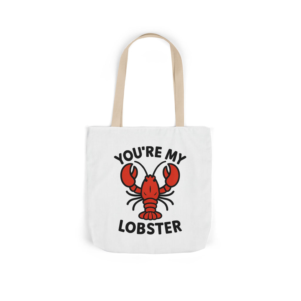 You're My Lobster Tote Bag Friends TV Show Gift Couples Anniversary Boyfriend Girlfriend Soulmate Quote Canvas Beach Bag