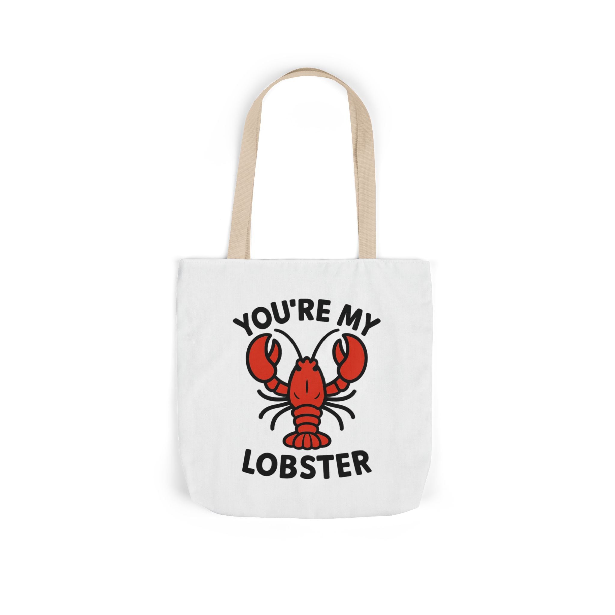 You're My Lobster Tote Bag Friends TV Show Gift Couples Anniversary Boyfriend Girlfriend Soulmate Quote Canvas Beach Bag