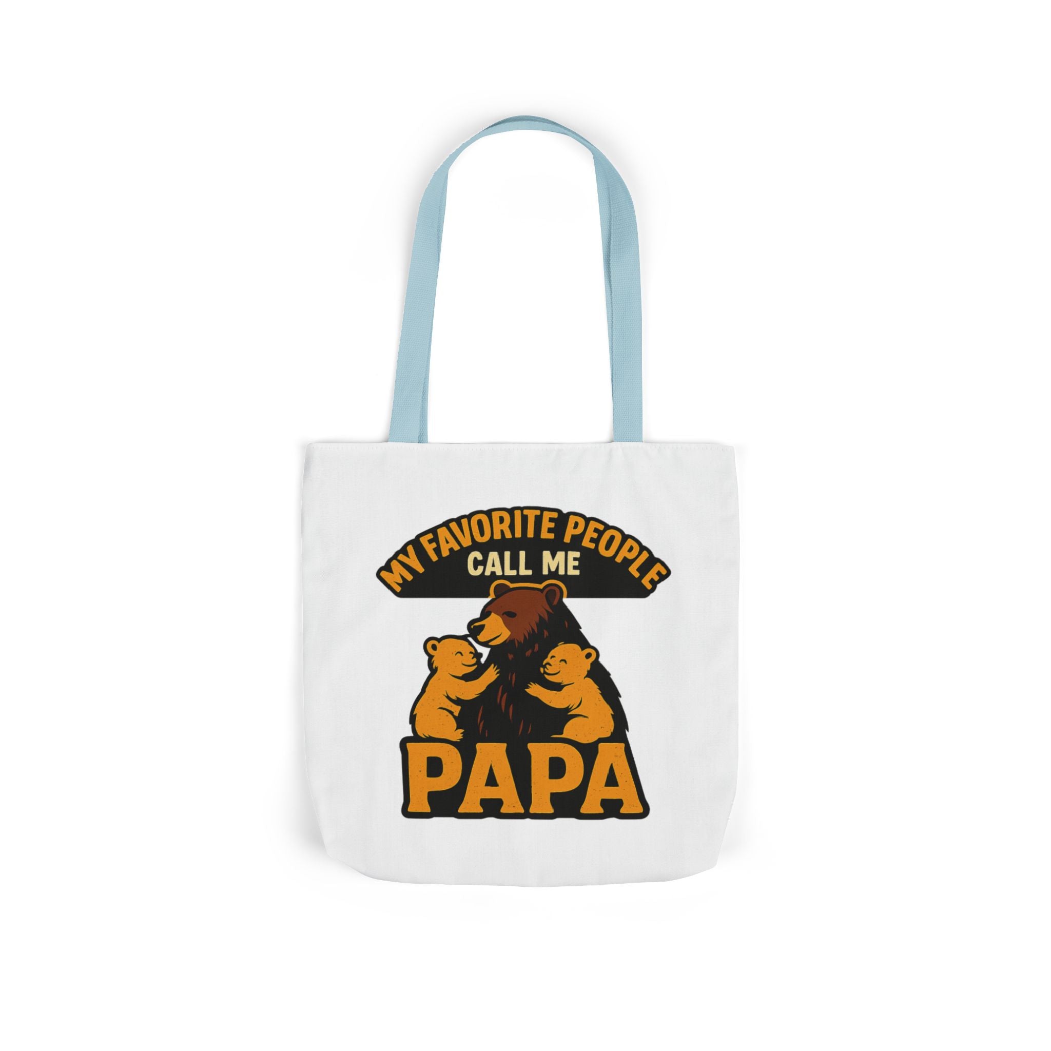 Papa Bear Tote Bag Gift for Grandfather, My Favorite People Call Me Papa, Fathers Day Gift from Grandkids, Grandpa Birthday Gift