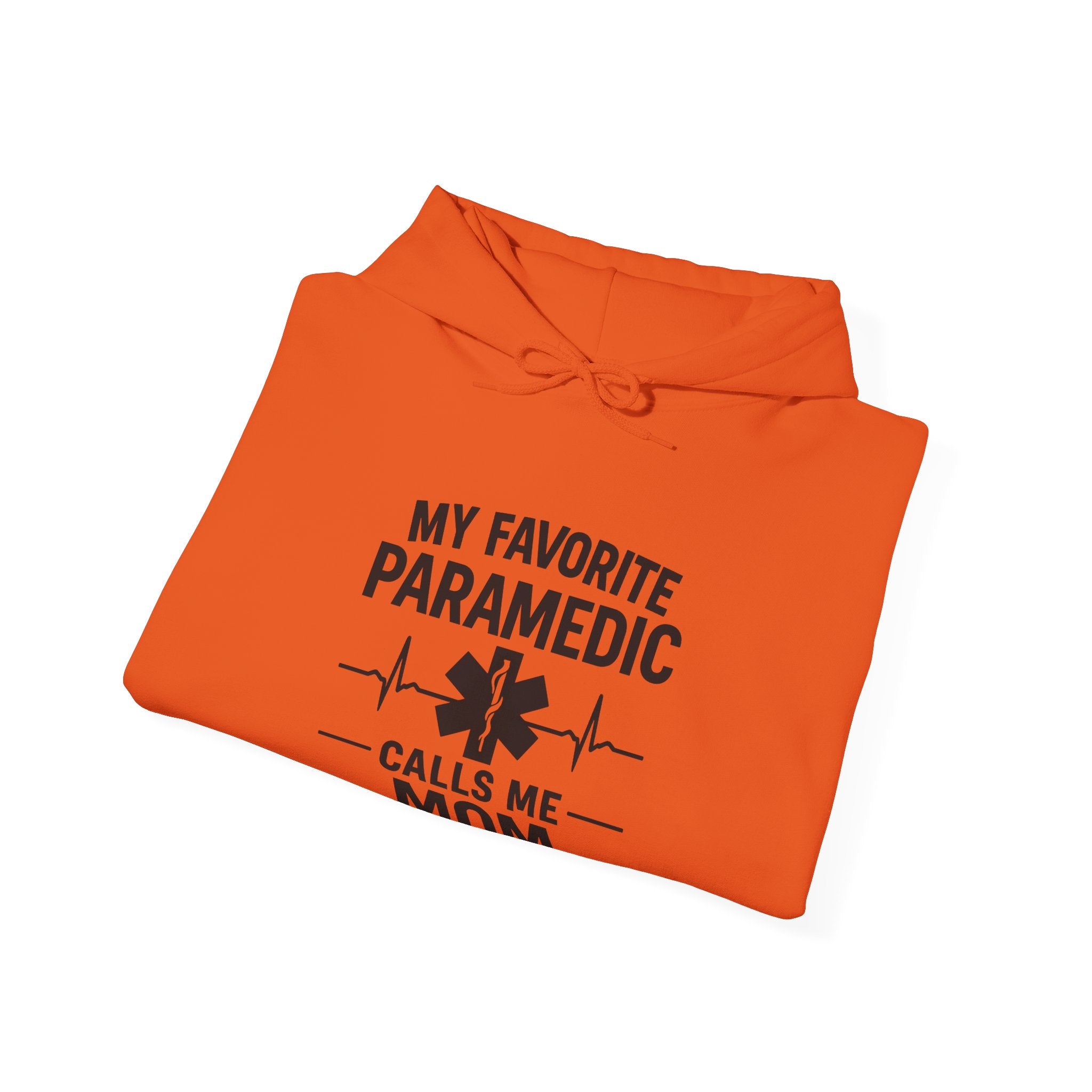 My Favorite Paramedic Calls Me Mom Hoodie, Proud EMS Mom Gift, Paramedic Mother Gift, Emergency Medical Services Sweatshirt