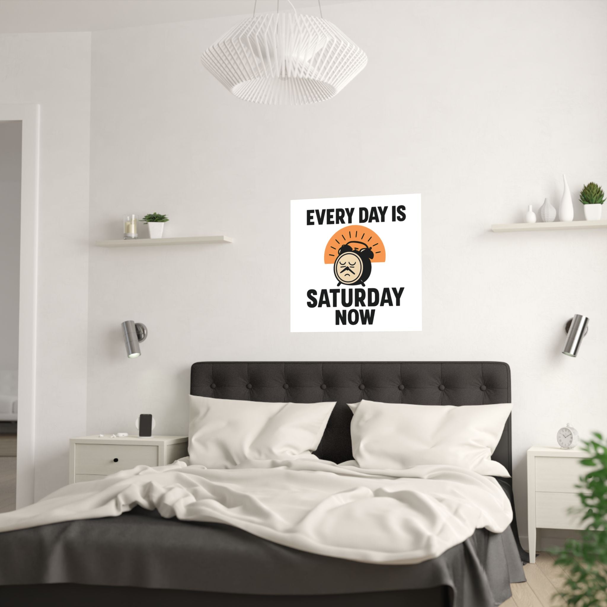 Retirement Gift Every Day is Saturday Now Poster, Funny Retirement Party Decor, Coworker Retirement Gift, Retirement Wall Art