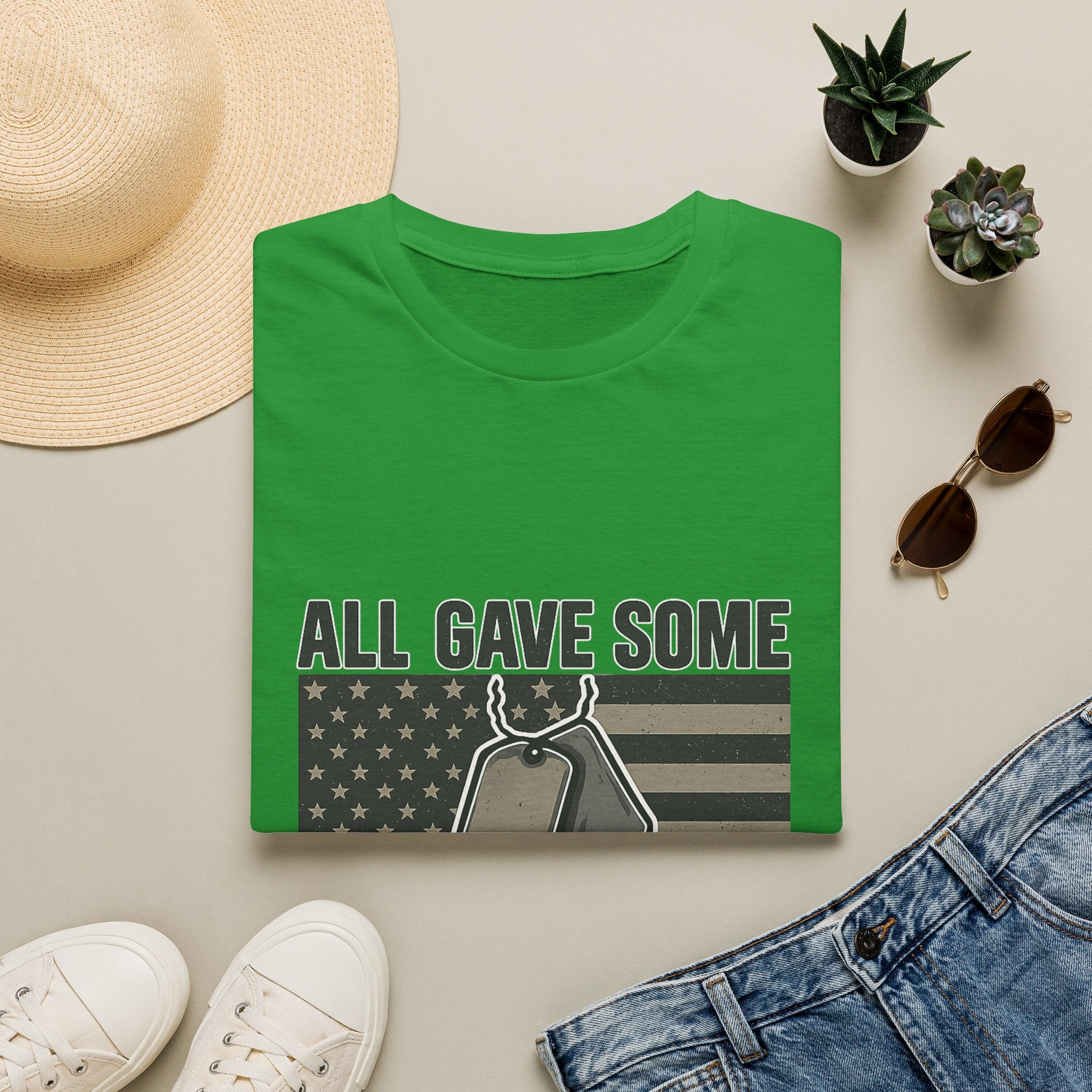 Custom Veteran Shirt | All Gave Some Some Gave All | Personalized Veterans Day Gift | Military Family Pride Tshirt with Name & Dates