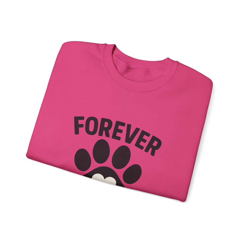 Pet Memorial Sweatshirt Forever in My Heart Paw Print Dog Cat Loss Remembrance Gift Sympathy Comfort Shirt Pet Loss Gift
