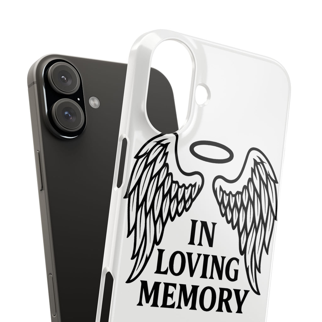 Guardian Angel Wings Phone Case In Loving Memory Sympathy Gift Memorial Remembrance Heaven Spiritual Protection Loss Grief Support