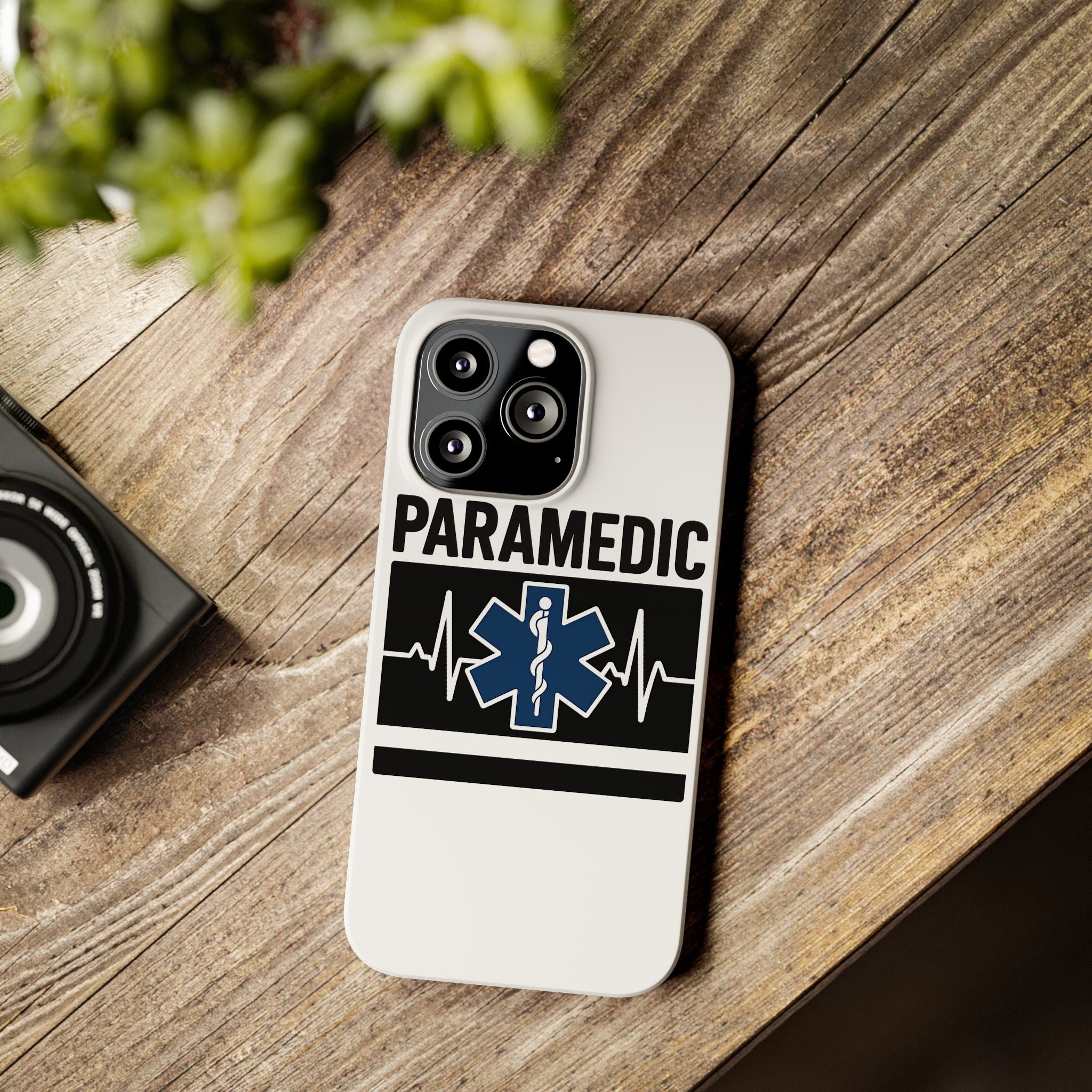 Paramedic Phone Case EMS Gift Heartbeat Star of Life EMT Medical First Responder Thin White Line Hero Appreciation