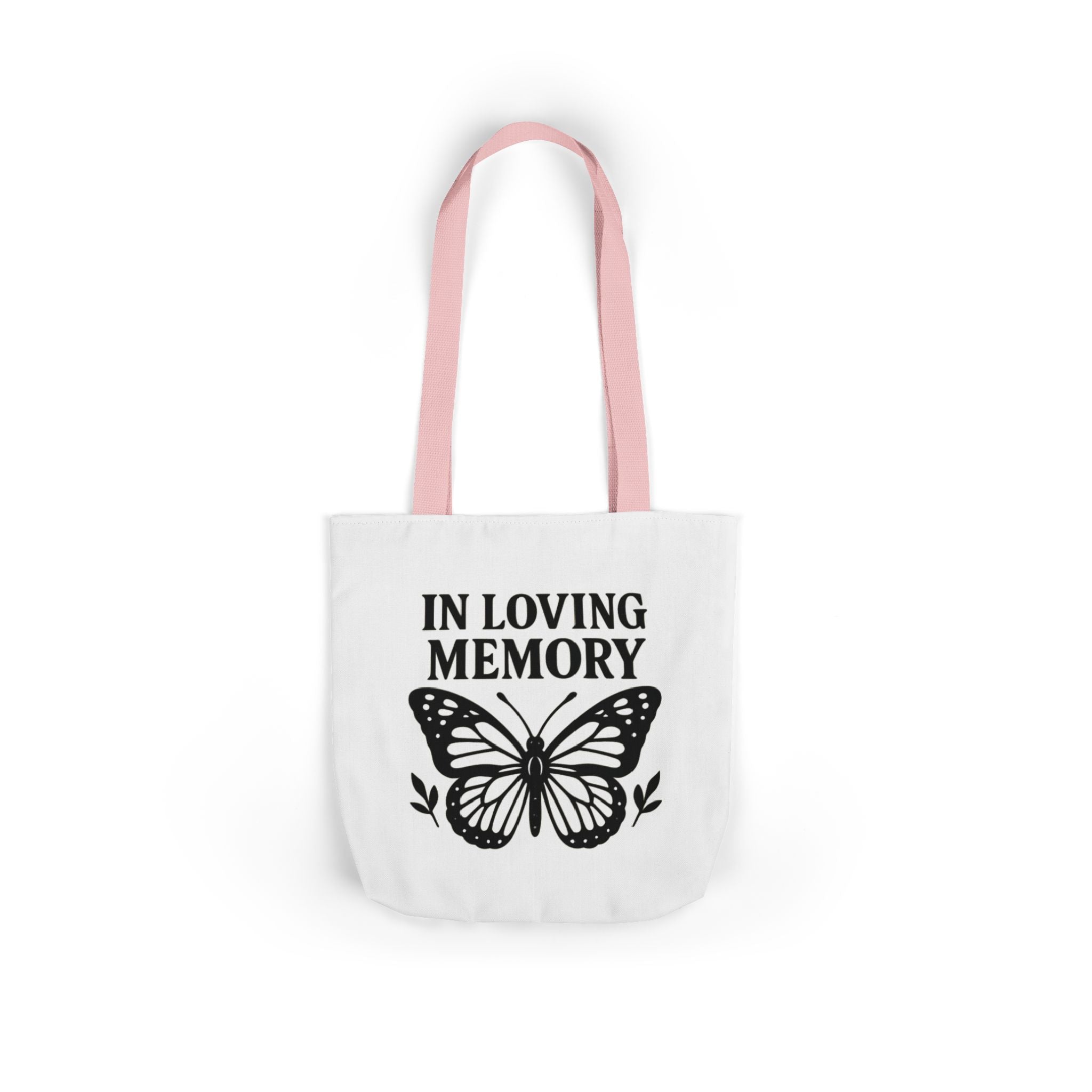 Butterfly Memorial Tote Bag, In Loving Memory Gift, Funeral Remembrance, Celebration of Life, Sympathy Gift for Loss