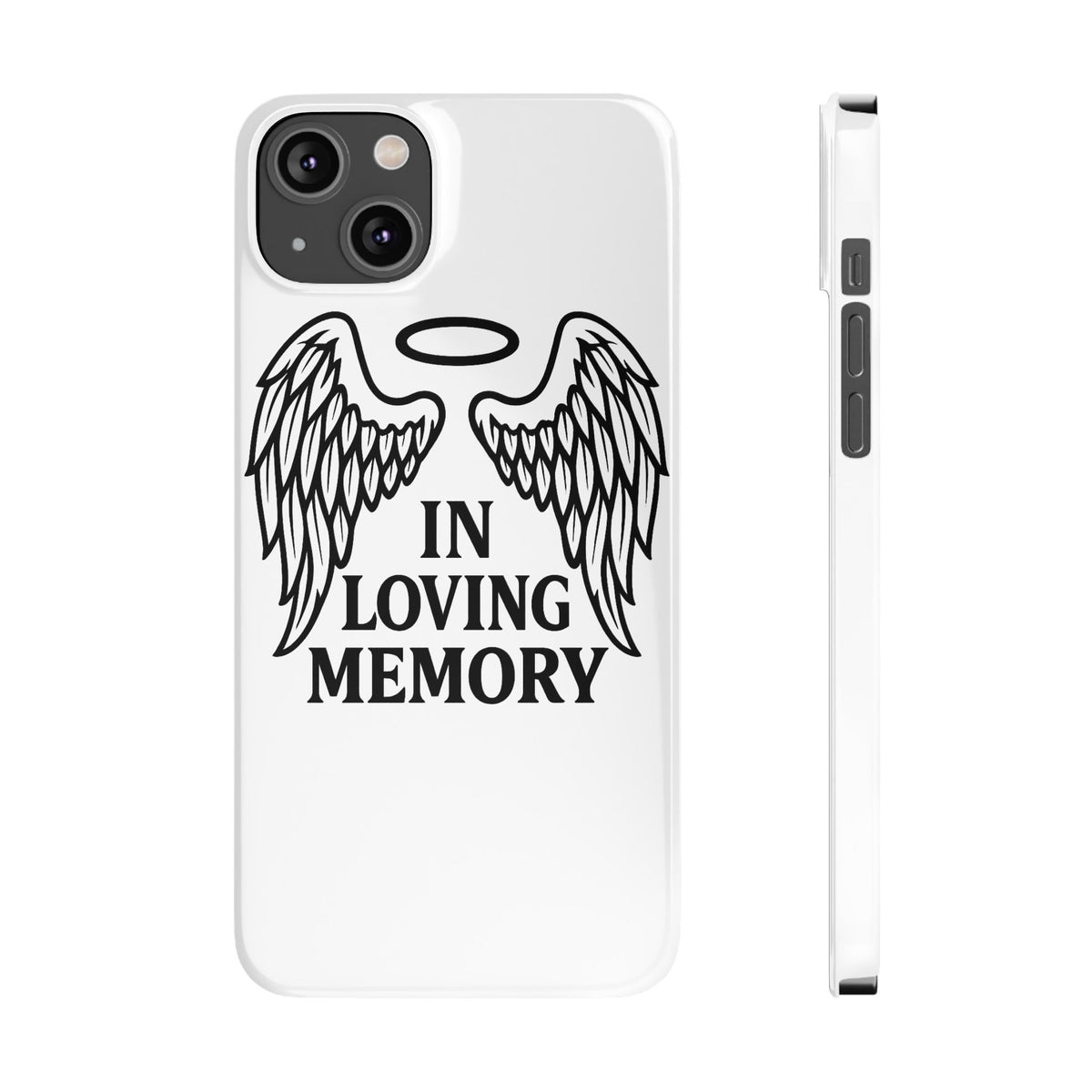 Guardian Angel Wings Phone Case In Loving Memory Sympathy Gift Memorial Remembrance Heaven Spiritual Protection Loss Grief Support