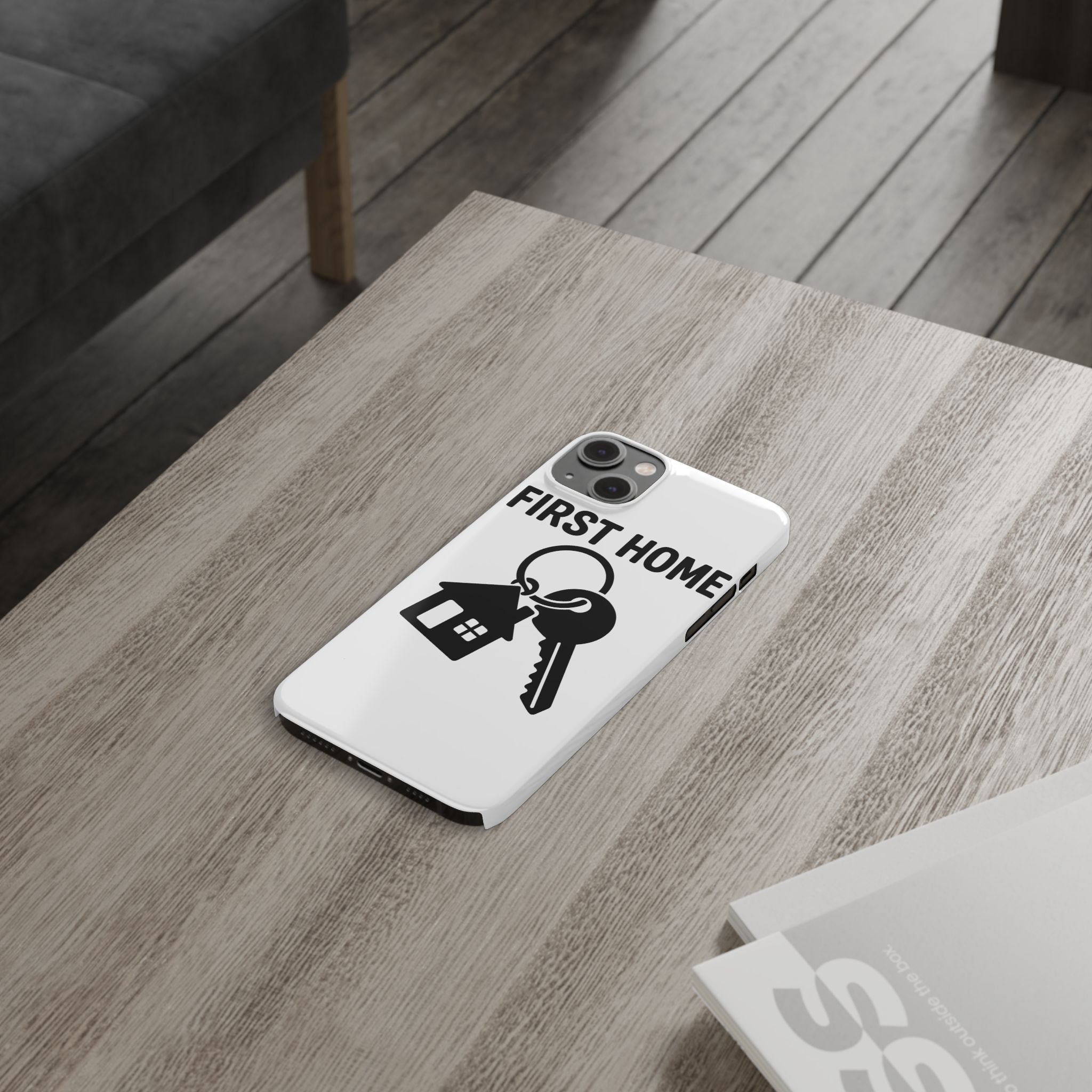 First Home Keys Phone Case, New Homeowner Gift, Housewarming Present, Minimalist House Key Design, First Time Home Buyer Gift